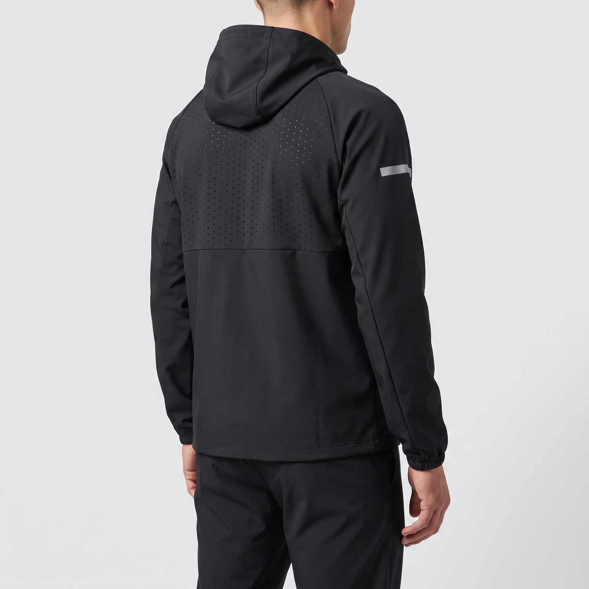 Men's Windproof Running Jacket | Hooded & Lightweight