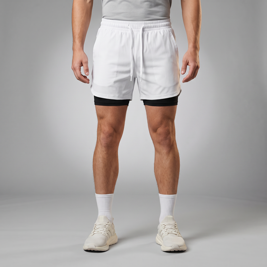 Men's 2-in-1 Running Shorts | Bounce-Free Phone Pocket
