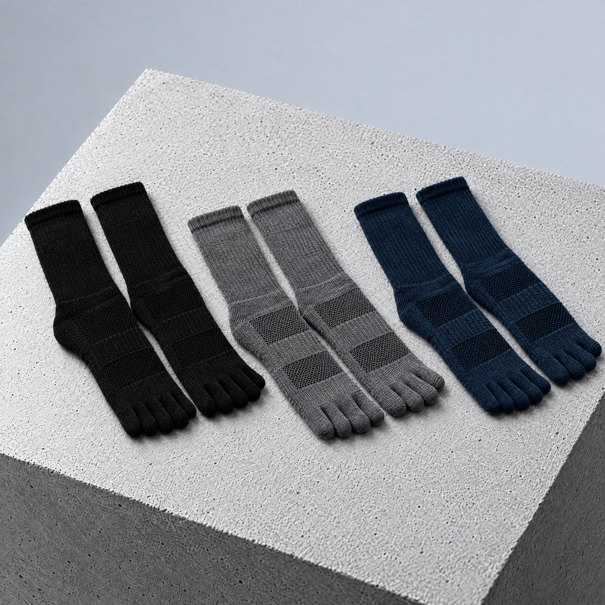 Toe Running Socks | Five-Finger, Arch Support
