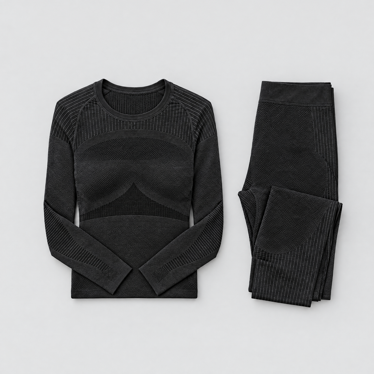 Women's Seamless Thermal Base Layer Set | Top & Leggings