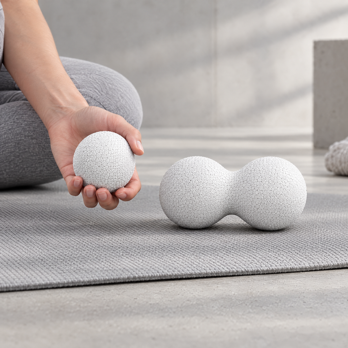 Recovery Massage Ball Set for Runners | Peanut + Round Ball