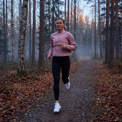 Anorak för dam – kort modell | Halv dragkedja, vindavvisande skal