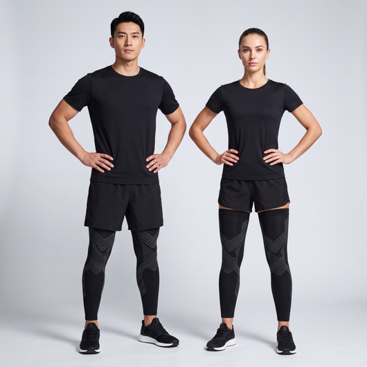 Running Compression Sleeves for Knees and Legs | Non-Slip Support
