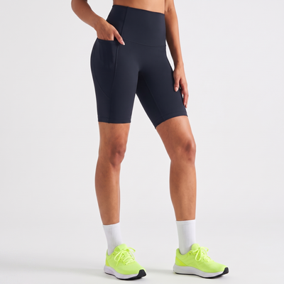 Women's High Waisted Running Shorts | Deep Phone Pocket