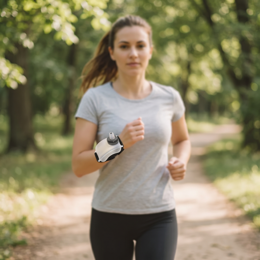 Wrist Water Bottle for Runners | 200ml Hands-Free Hydration Band