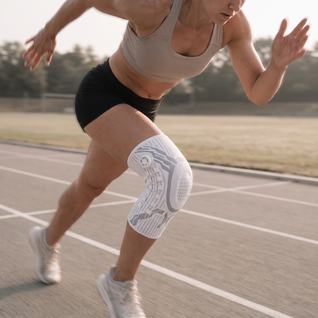 Adjustable Knee Support for Runners | Side Stabilizers