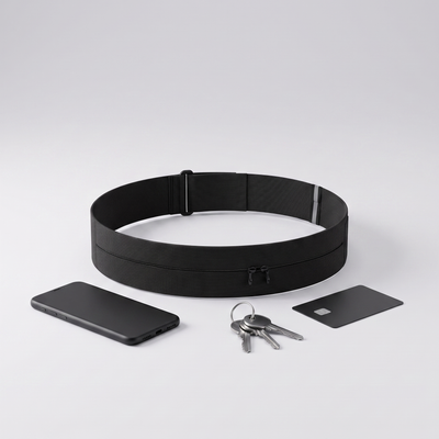 Running Belt for Phone and Keys | Bounce-Free Hidden Storage