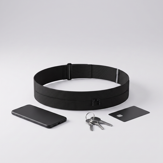 Running Belt for Phone and Keys | Bounce-Free Hidden Storage