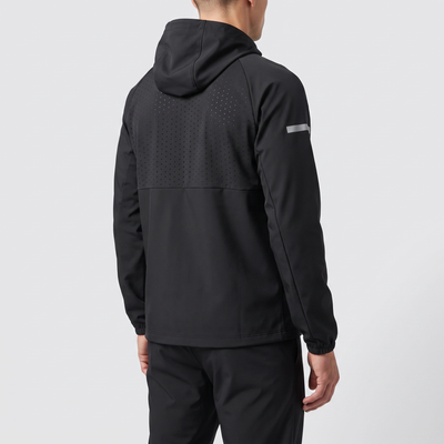 Men's Windproof Running Jacket | Hooded & Lightweight