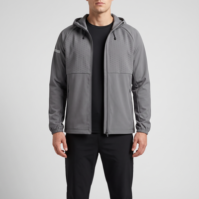Men's Windproof Running Jacket | Hooded & Lightweight