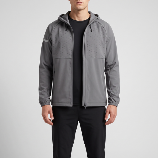 Men's Windproof Running Jacket | Hooded & Lightweight