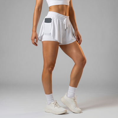 Women's 2-in-1 Running Shorts | Flowy with Phone Pocket