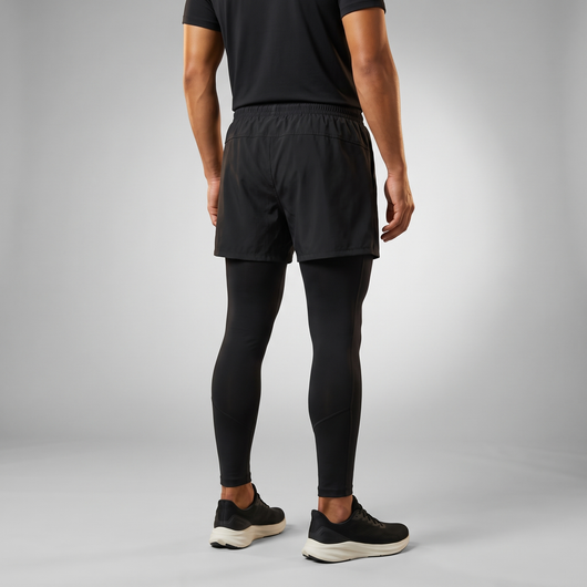 Men's 2-in-1 Running Tights | With Built-In Short