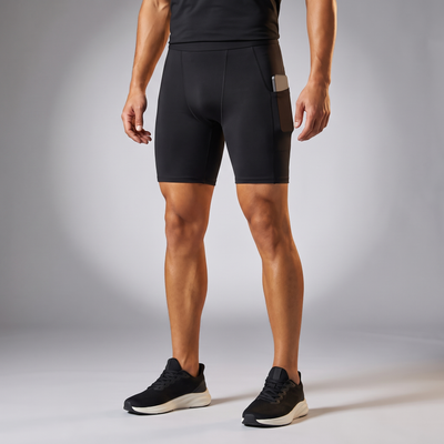 Men's Compression Running Shorts | With Phone Pocket