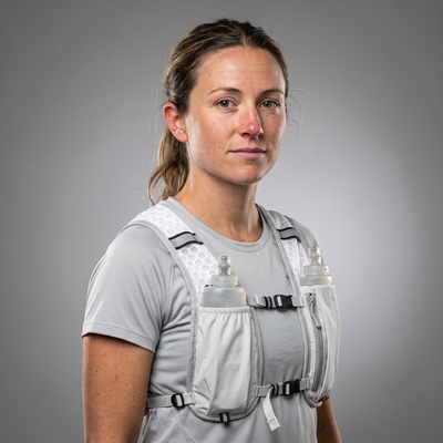 Running Hydration Vest | 2 Soft Flasks Included