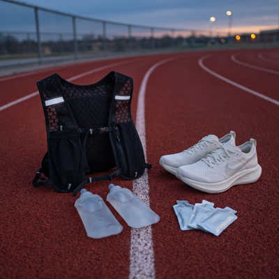 Running Hydration Vest | 2 Soft Flasks Included