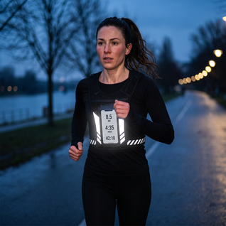 Reflective Running Vest | Touchscreen Phone Holder