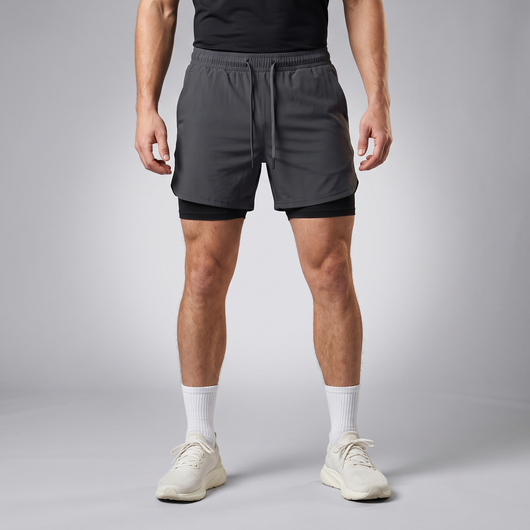 Men's 2-in-1 Running Shorts | Bounce-Free Phone Pocket