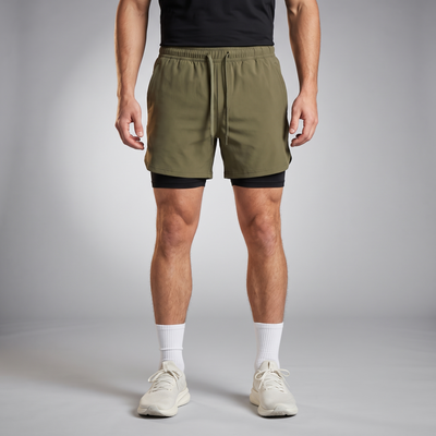 Men's 2-in-1 Running Shorts | Bounce-Free Phone Pocket