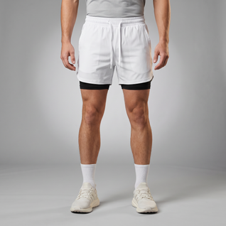 Men's 2-in-1 Running Shorts | Bounce-Free Phone Pocket