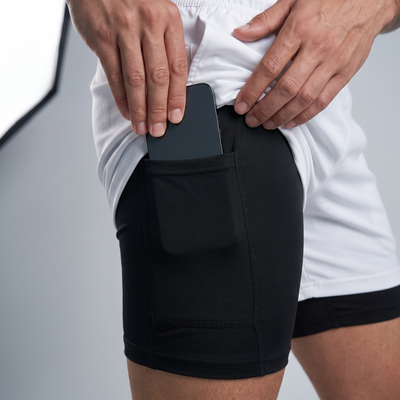 Men's 2-in-1 Running Shorts | Bounce-Free Phone Pocket