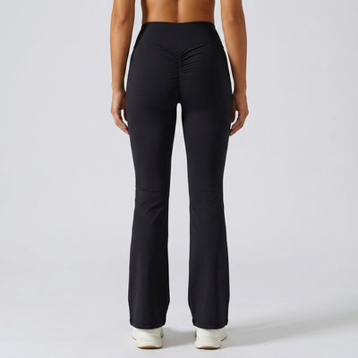 Women's Flared Running Tights | High-Waisted Bootcut