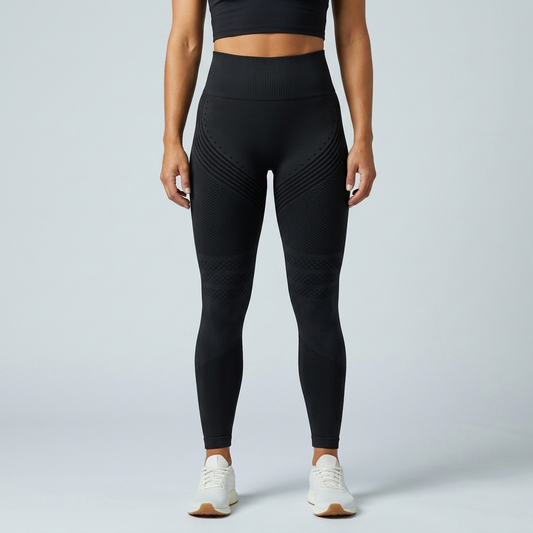 Women's 3D Compression Running Leggings | Squat-Proof, High-Waisted