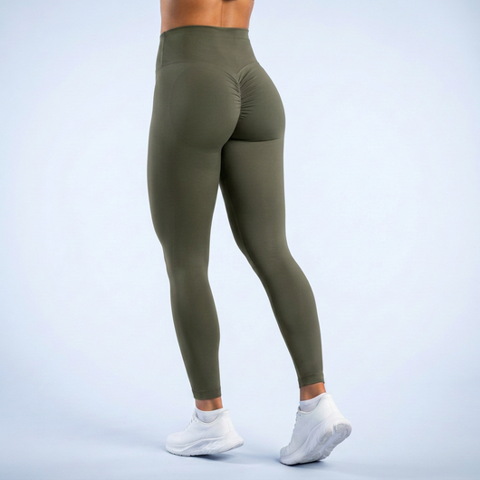 High-Waisted Running Leggings | Seamless | No Roll-Down
