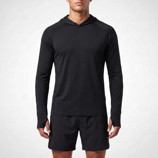 Men's Lightweight Running Hoodie | Long Sleeve with Thumbholes