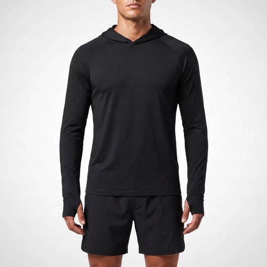 Men's Lightweight Running Hoodie | Long Sleeve with Thumbholes