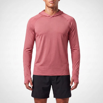 Men's Lightweight Running Hoodie | Long Sleeve with Thumbholes