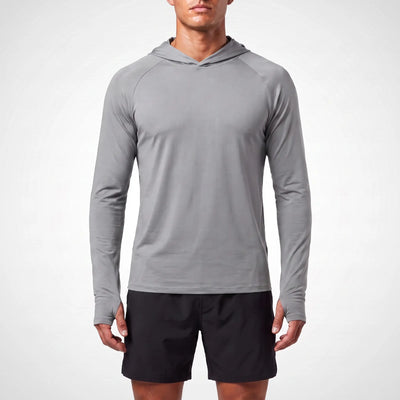 Men's Lightweight Running Hoodie | Long Sleeve with Thumbholes