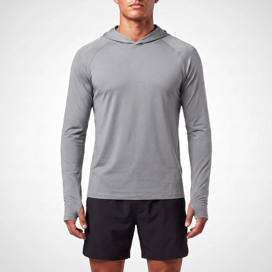 Men's Lightweight Running Hoodie | Long Sleeve with Thumbholes