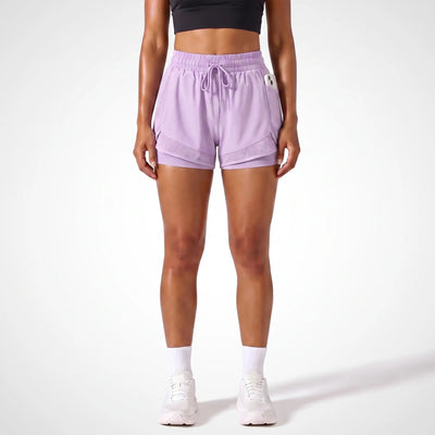 Women's 2-in-1 Running Shorts | High-Waisted with Mesh Phone Pocket