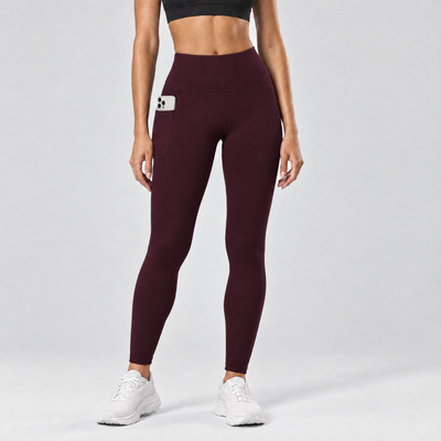 Women's Fleece-Lined Running Tights | High-Waisted with Pockets