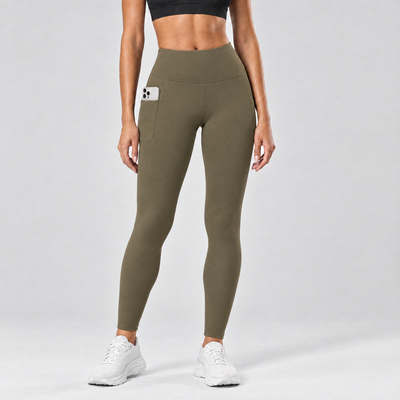 Women's Fleece-Lined Running Tights | High-Waisted with Pockets
