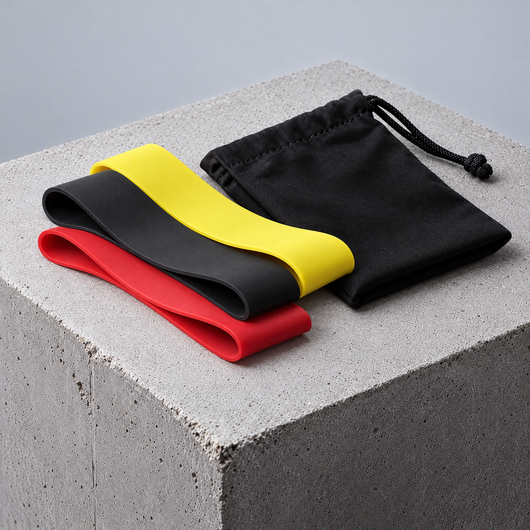 Resistance Band Set for Runners | 5 Loop Bands with Storage Bag