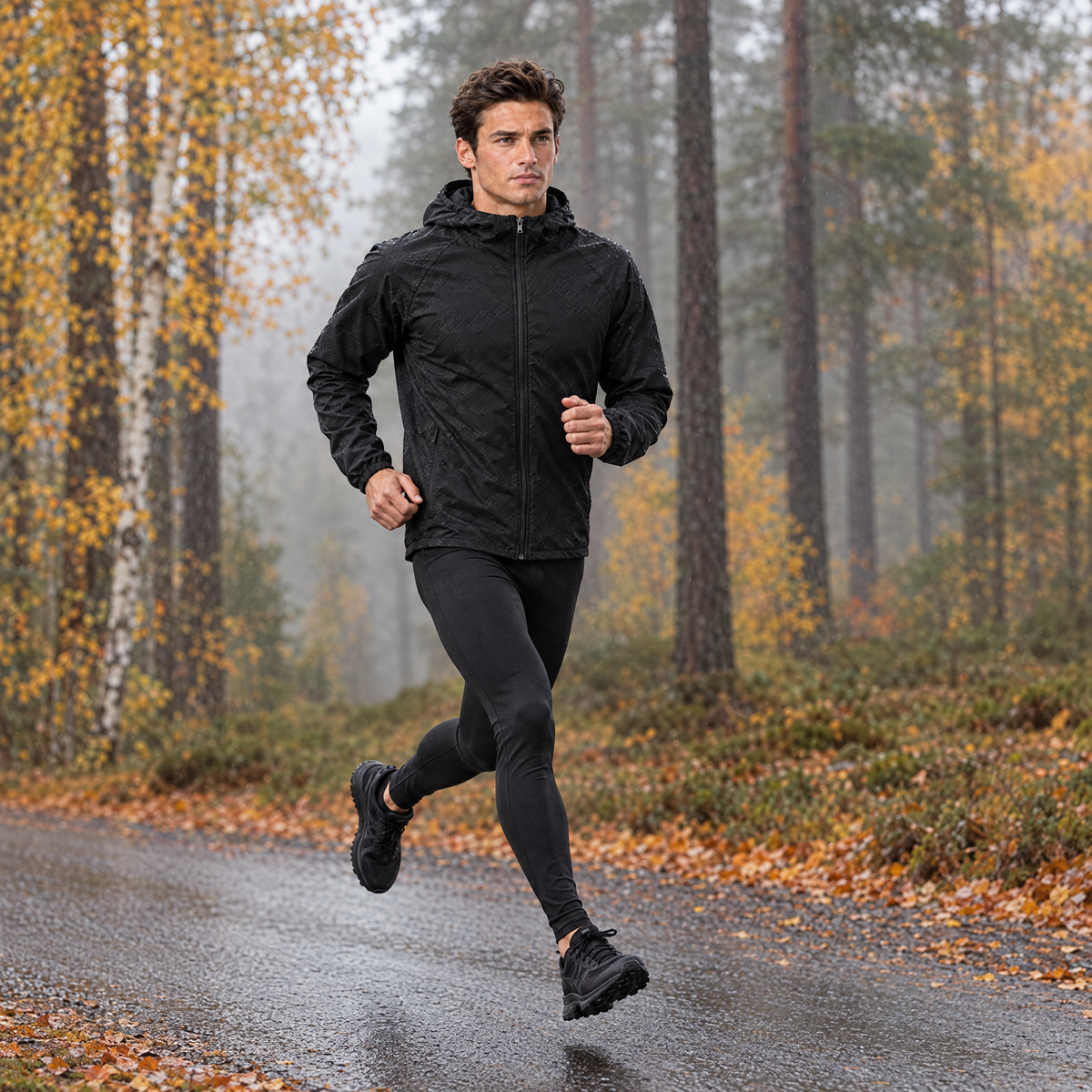 Men's Ultralight Running Rain Jacket | Packable Windbreaker, 150 g