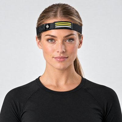 Rechargeable Running Headlamp | Motion Sensor, 5 Light Modes