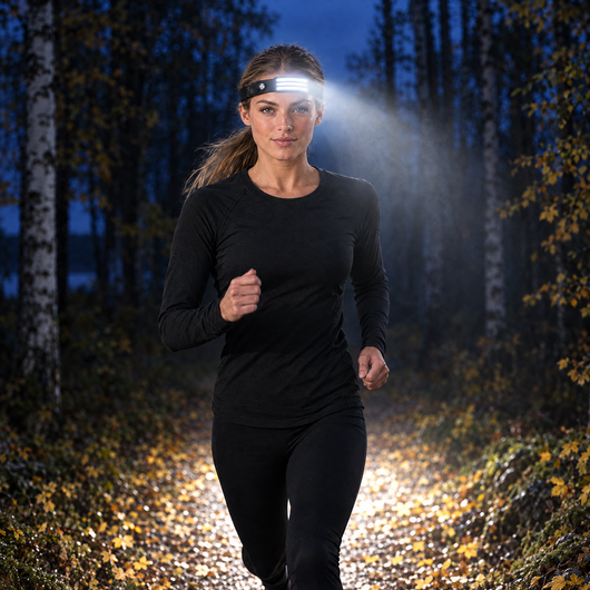 Rechargeable Running Headlamp | Motion Sensor, 5 Light Modes