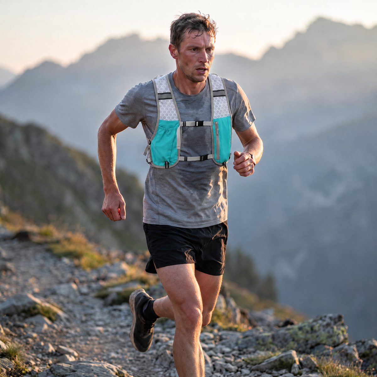 Lightweight Running Vest | Breathable Mesh, Reflective