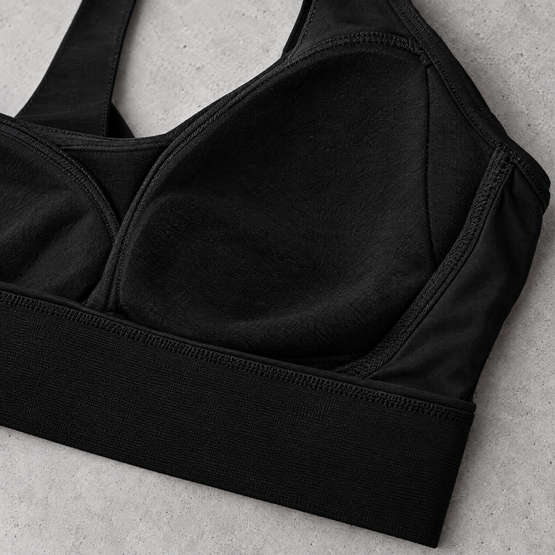 Close-up of the soft inner lining and underband