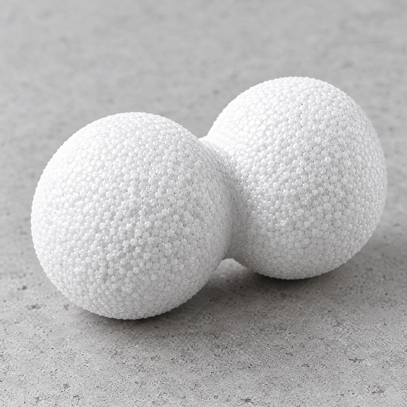Close-up detail of the recovery massage ball set