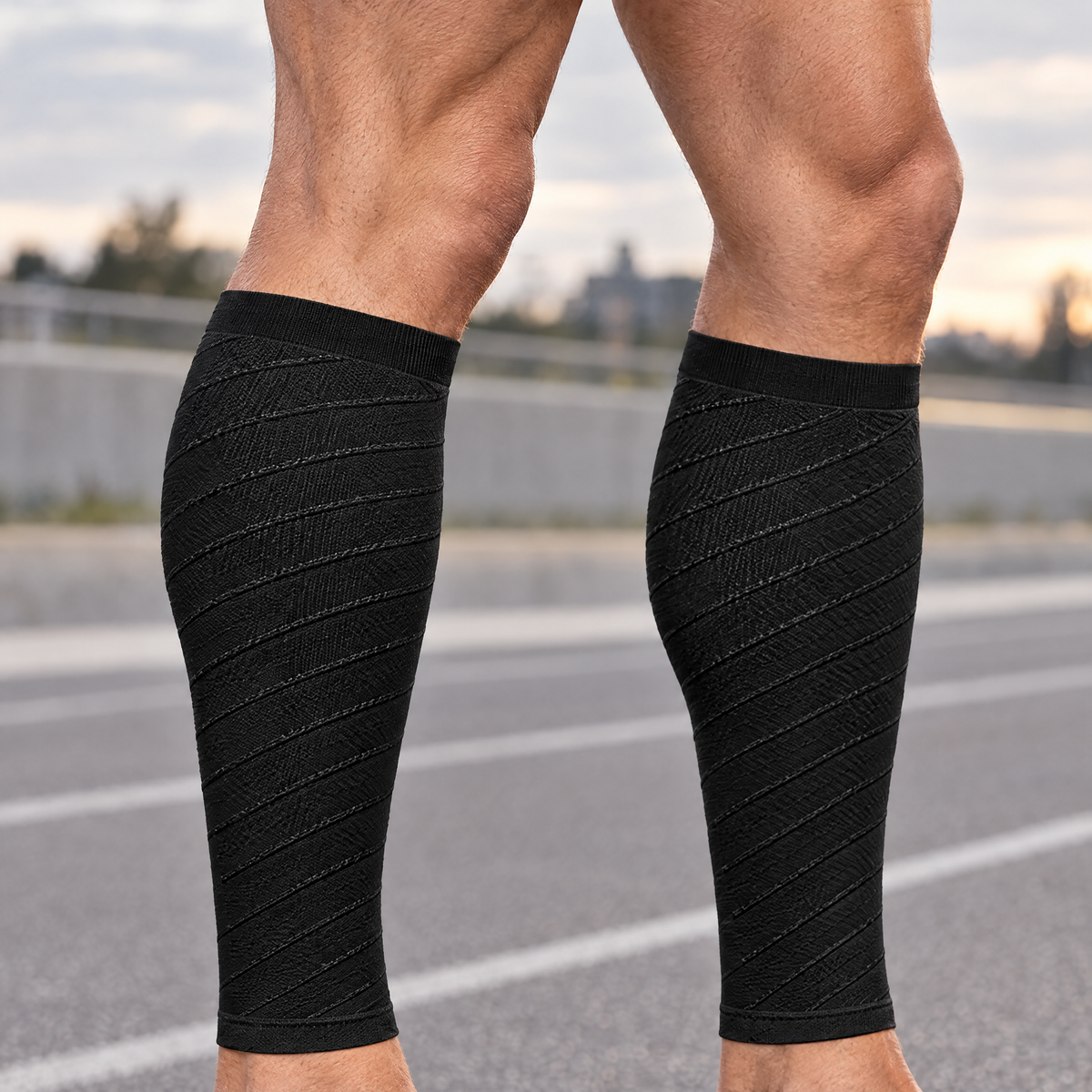 Calf Compression Sleeves | Shin Splint Support, 1 Pair