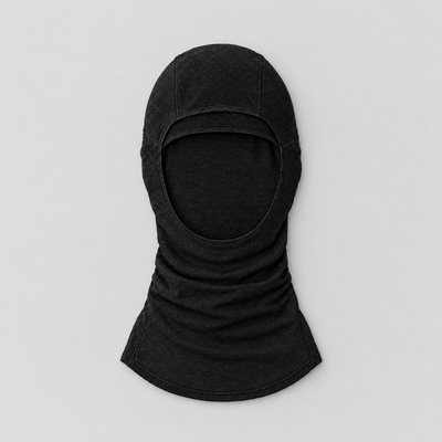 The running balaclava laid out flat