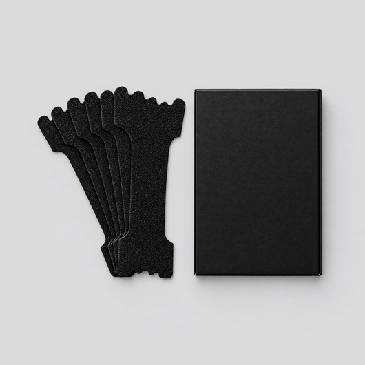 The sport nasal strips laid out flat
