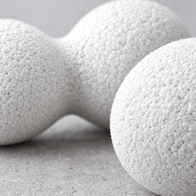 Close-up detail of the massage ball set