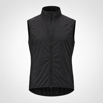 Windproof running vest – Black
