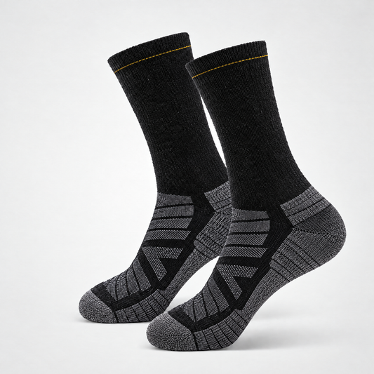 Merino wool running socks – Black