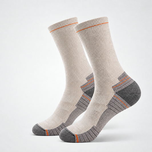 Merino wool running socks – Beige